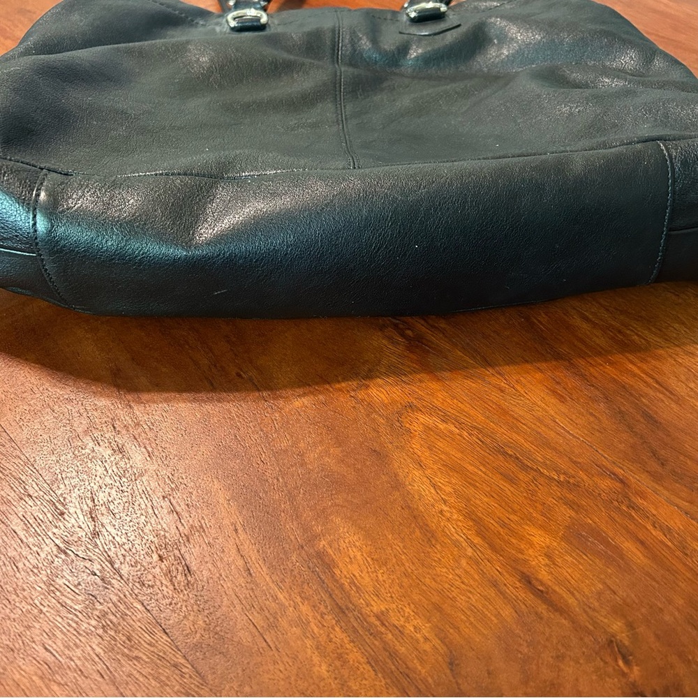 Coach Ashley Caryall Leather Shoulder Bag - Purple Interior - Picture 7 of 15